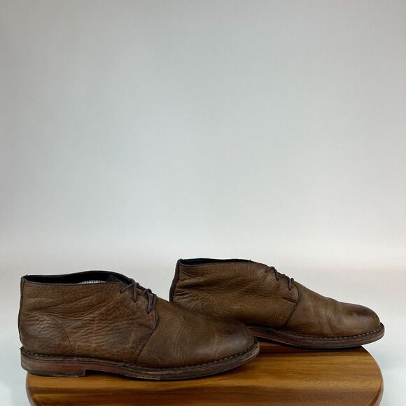 Mens Cole Haan Glenn Brown Leather Dress Chukka Ankle Boots Size 10 M‎ GUC - Picture 1 of 8